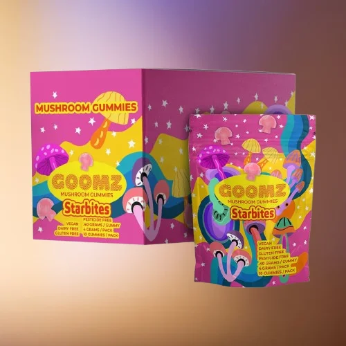 goomz starbites mushroom gummies 4g goomz starbites mushroom gummies 4g