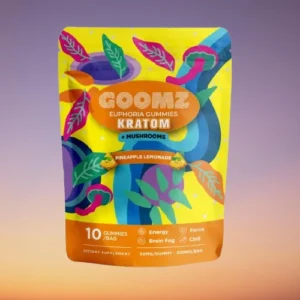goomz pineapple lemonade kratom gummies 50mg
